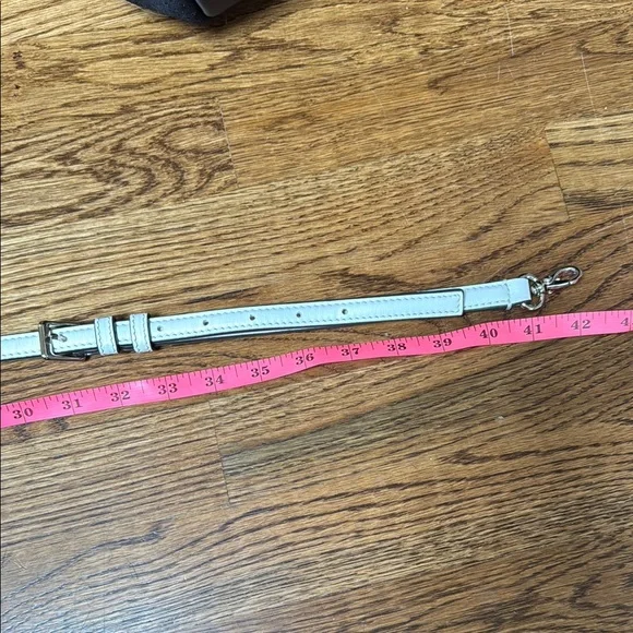 Kate Spade White Leather Chain Shoulder Bag - Picture 8 of 9